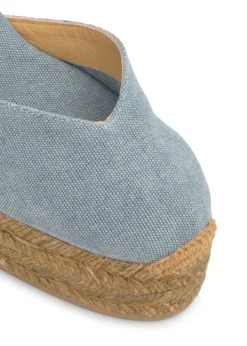 Chiara canvas platform espadrilles
