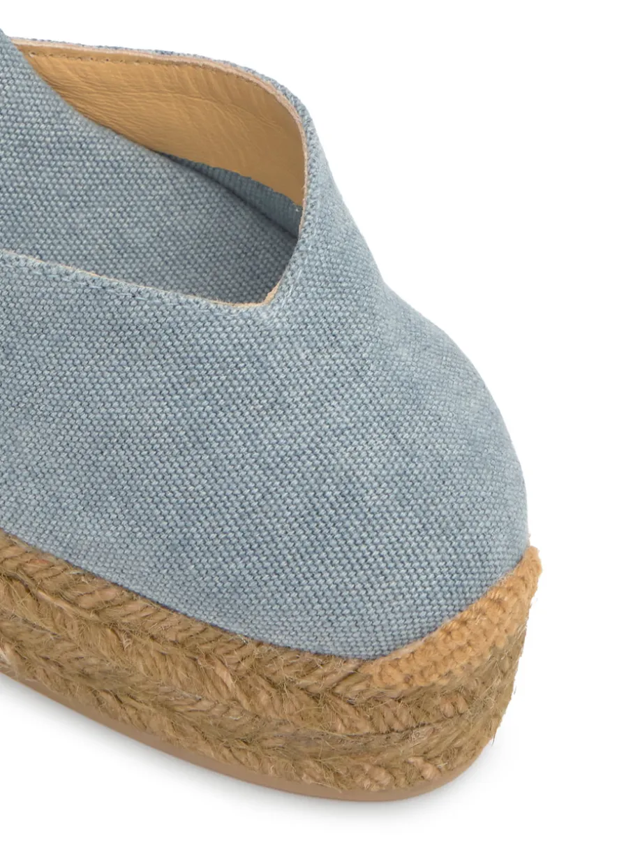 Chiara canvas platform espadrilles