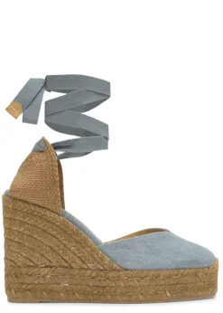 Chiara canvas platform espadrilles