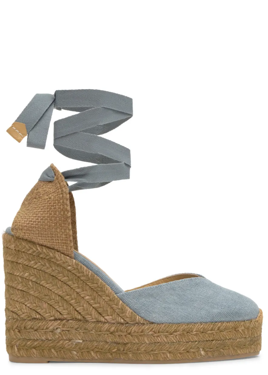 Chiara canvas platform espadrilles