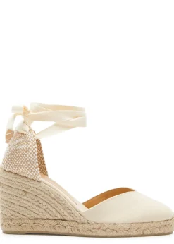 Chiara 80 canvas wedge espadrilles