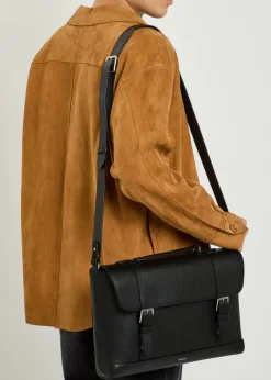 Chiltern grained leather brief case