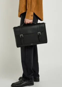 Chiltern grained leather brief case