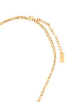 Chloé Mirror two-tone pendant necklace