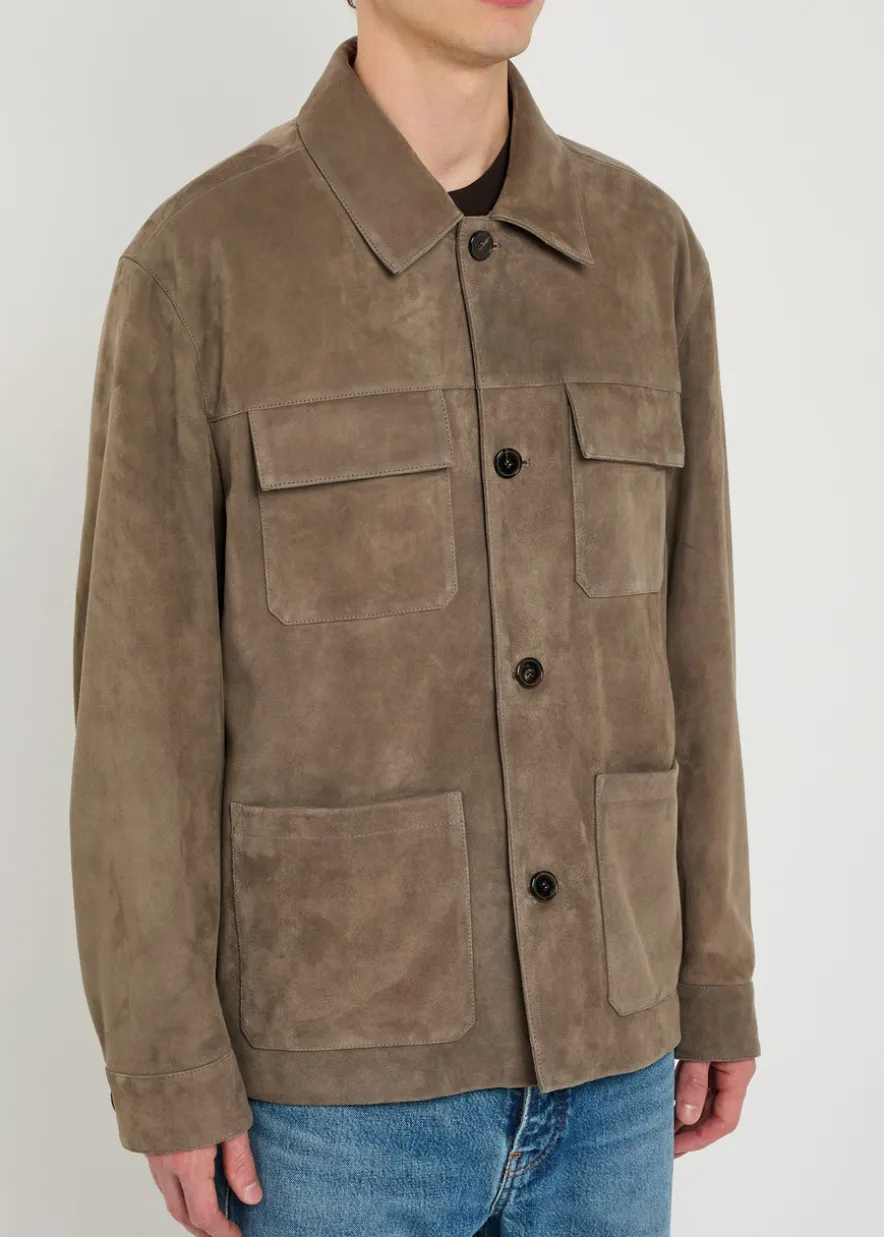 Chore suede overshirt