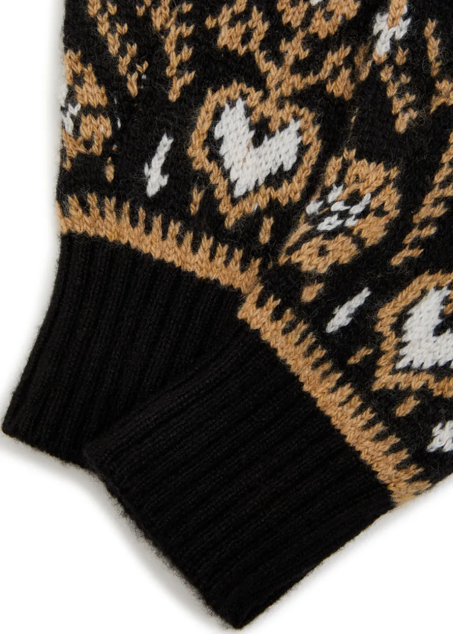 Christel Fair Isle cashmere mittens