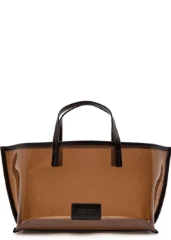 Christos mini leather and PVC tote