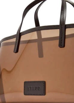 Christos mini leather and PVC tote