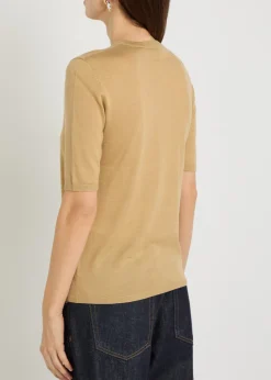 Chryse cashmere and silk-blend T-shirt