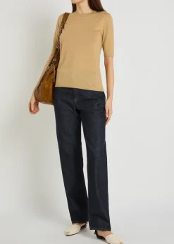 Chryse cashmere and silk-blend T-shirt