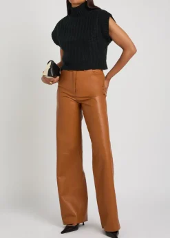 Chunky ribbed-knit cashmere vest