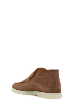 City suede loafers