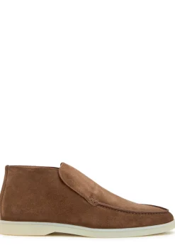 City suede loafers