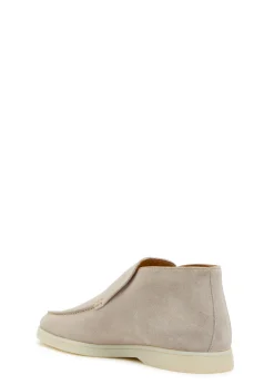 City suede loafers