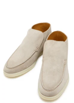 City suede loafers
