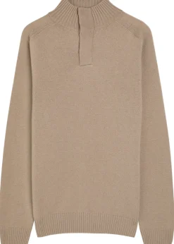 City wool and cashmere-blend jumper
