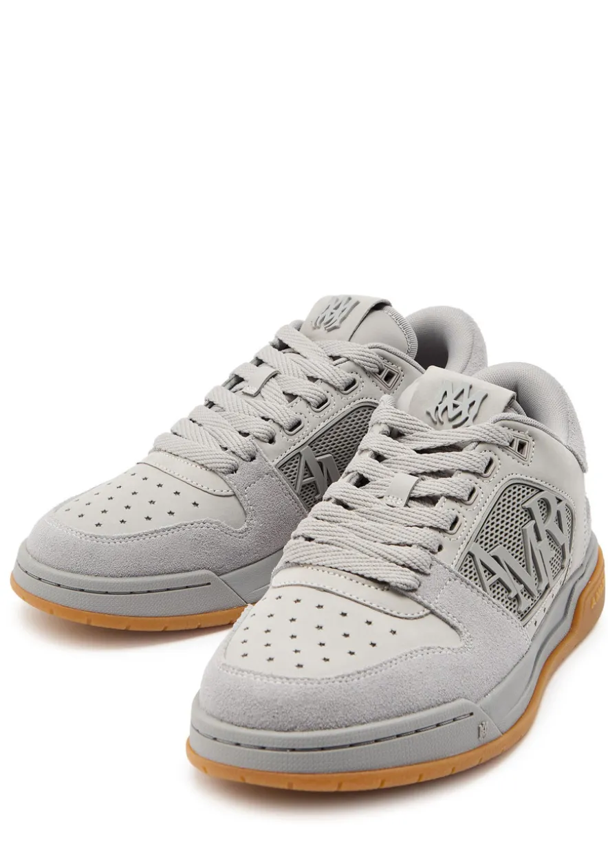 Classic logo-appliquéd suede sneakers