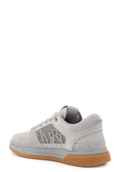 Classic logo-appliquéd suede sneakers
