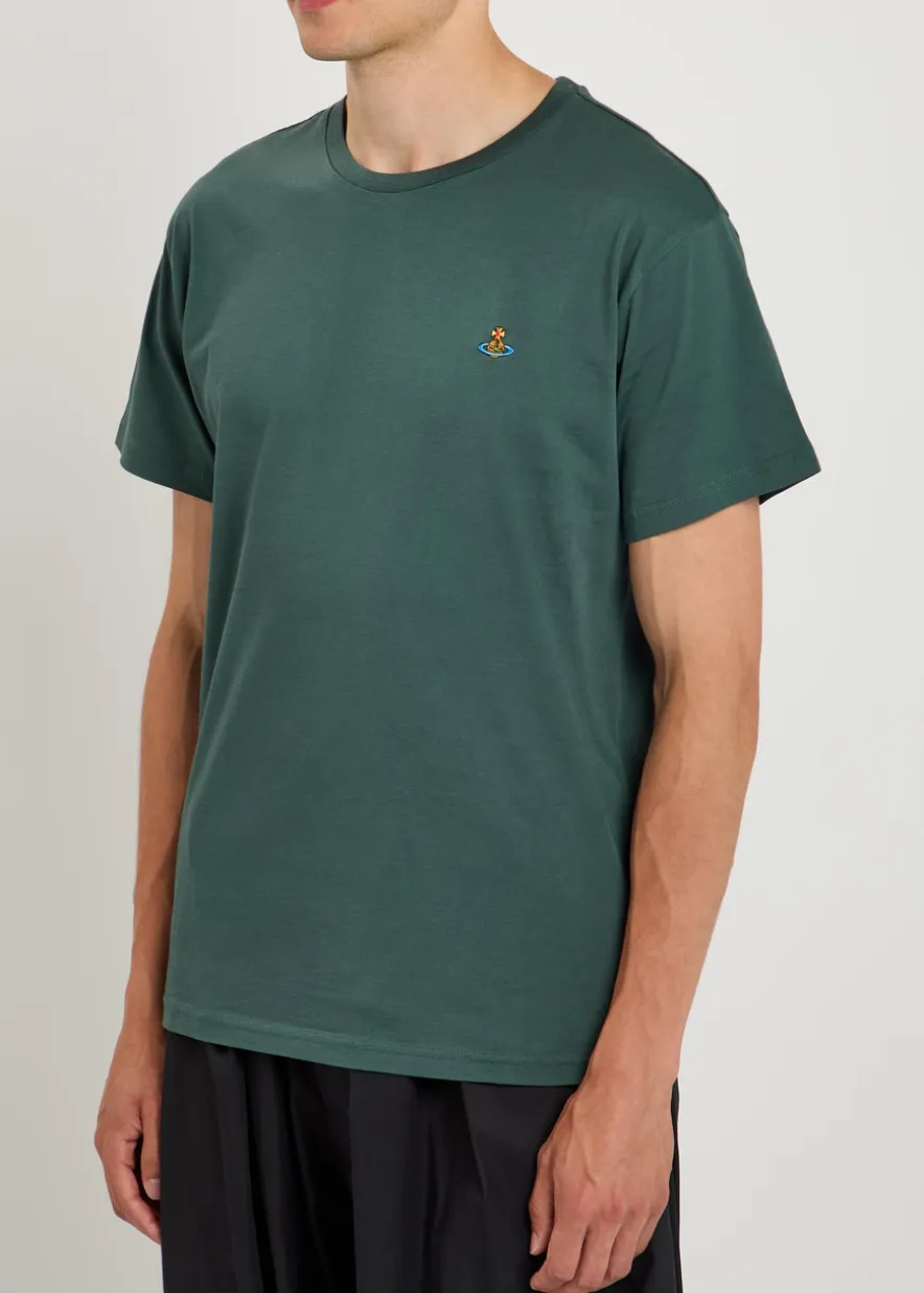 Classic logo-embroidered cotton T-shirt