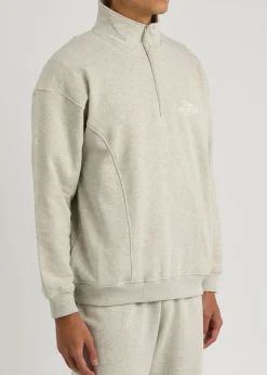 Classic logo half-zip cotton sweatshirt