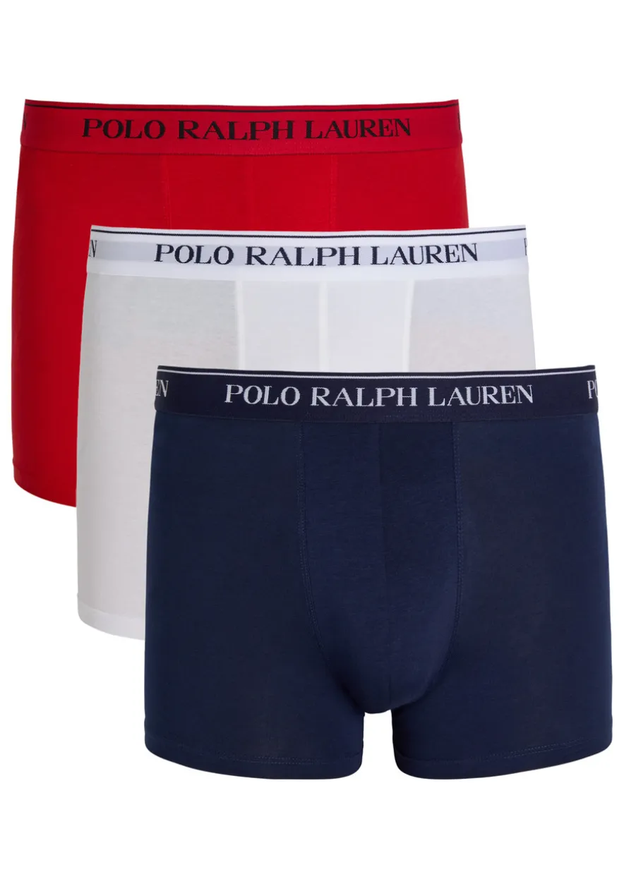 Classic logo-jacquard stretch-cotton trunks - set of three