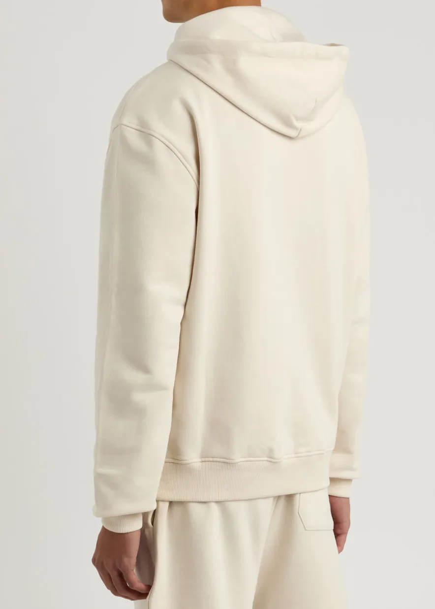 Classic logo-print hooded cotton sweatshirt