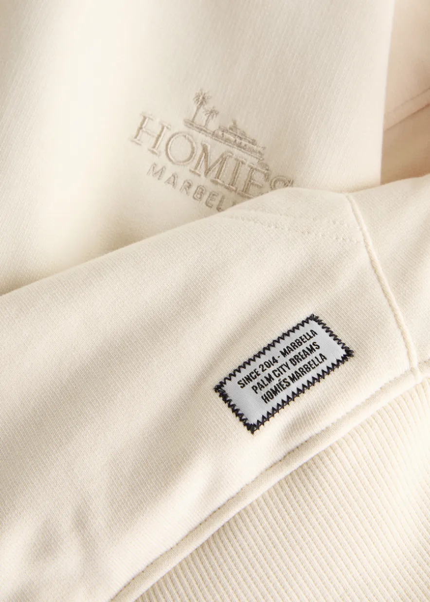 Classic logo-print hooded cotton sweatshirt
