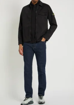 Classic logo stretch-cotton overshirt