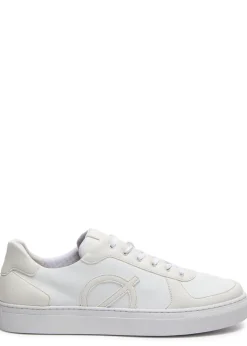 Classic panelled faux leather sneakers