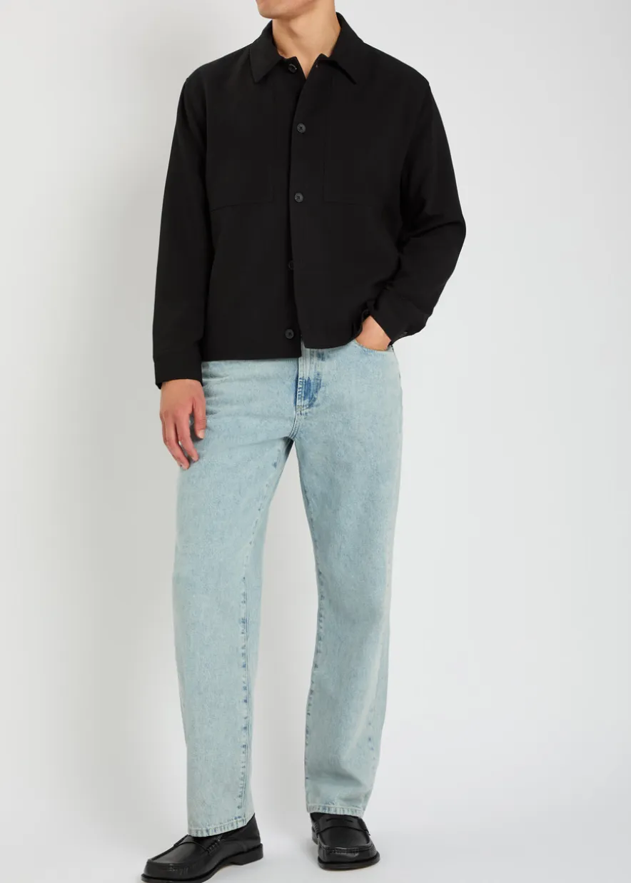 Classic straight-leg jeans