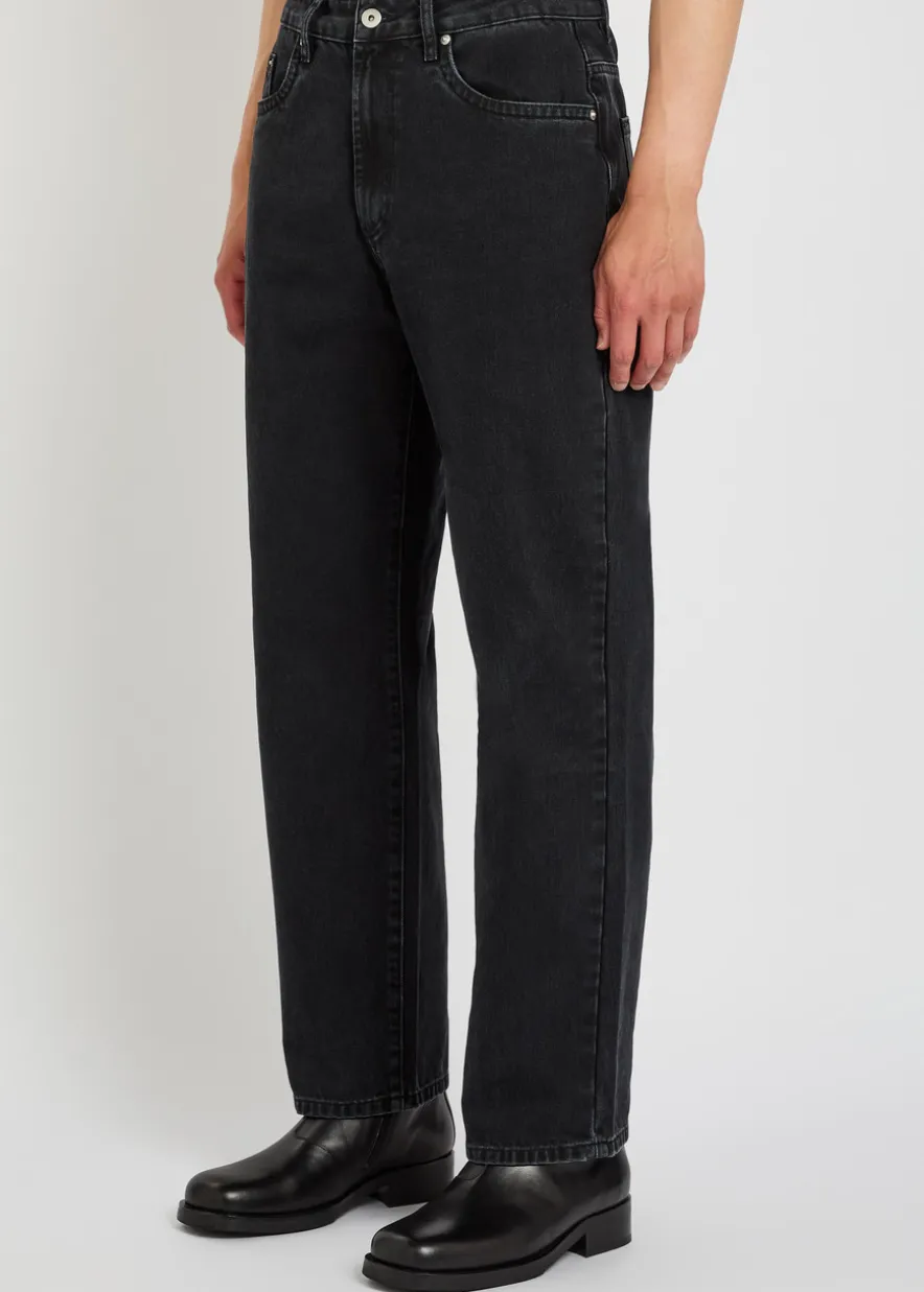 Classic straight-leg jeans