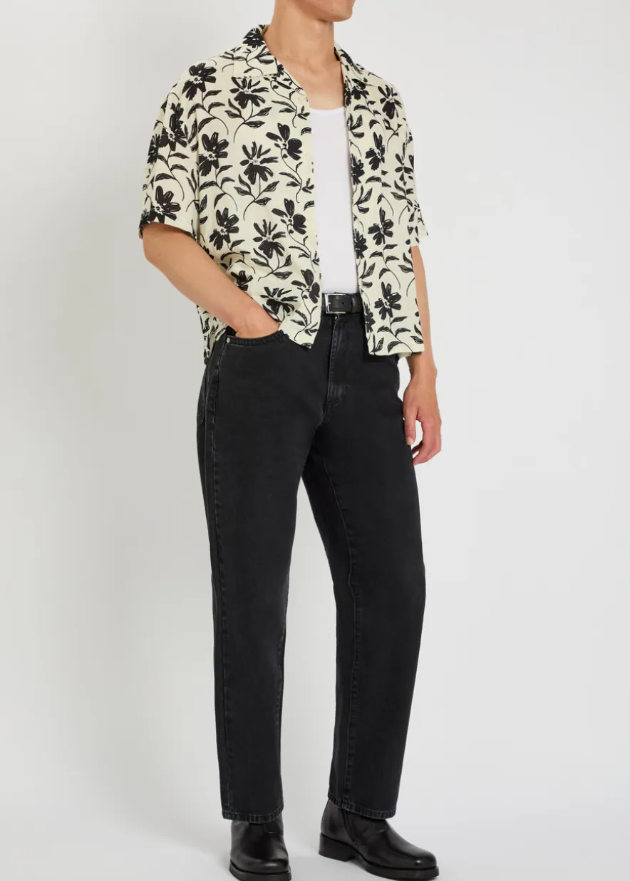 Classic straight-leg jeans