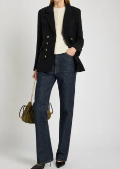 Claude Dicky double-breasted stretch-wool blazer