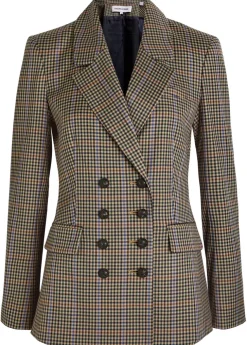 Claude Dicky plaid stretch-wool blazer