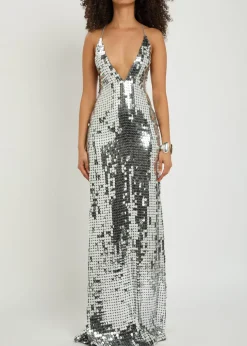Claudie sequin-embellished maxi dress