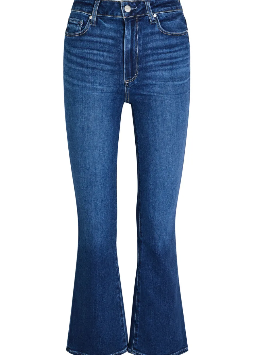 Claudine flared-leg jeans