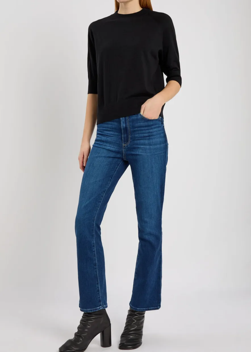 Claudine flared-leg jeans