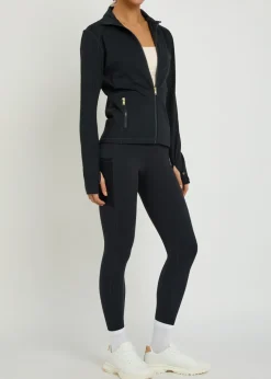 Clayton stretch-jersey jacket