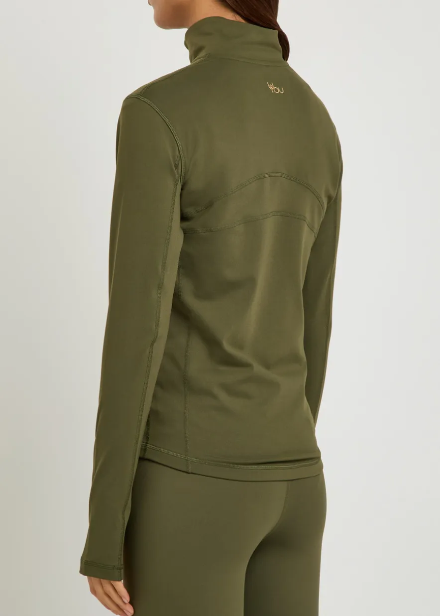 Clayton stretch-jersey jacket