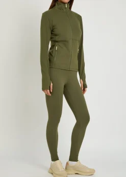 Clayton stretch-jersey jacket
