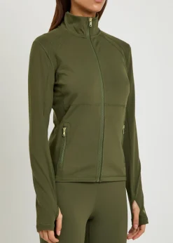 Clayton stretch-jersey jacket