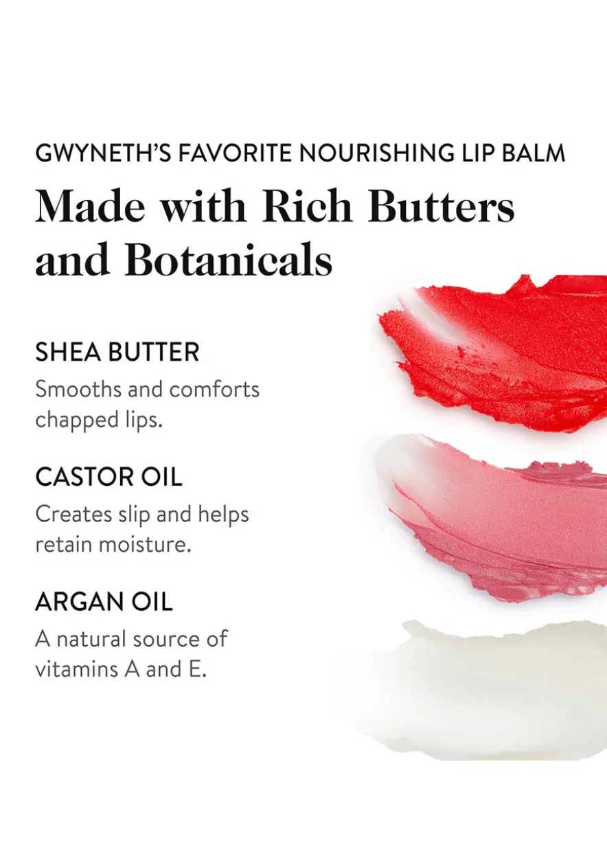 Clean Nourishing Lip Balm Trio - Clear, Tomato & Peony