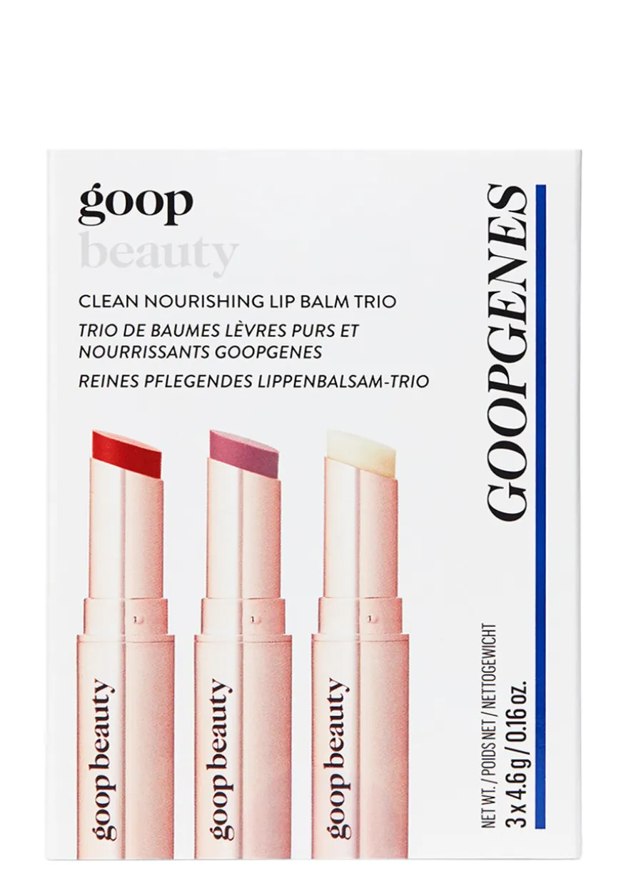 Clean Nourishing Lip Balm Trio - Clear, Tomato & Peony