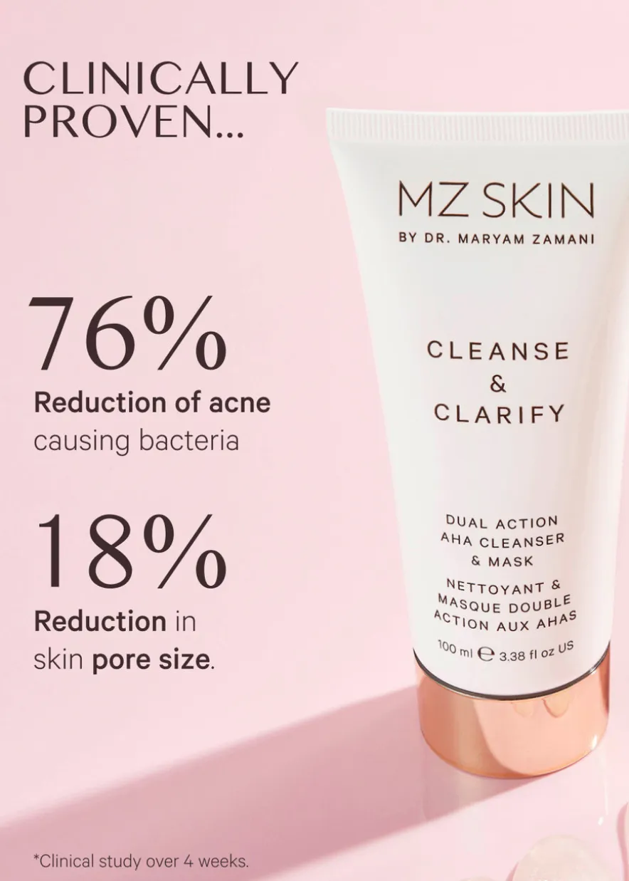 Cleanse & Clarify Dual Action AHA Cleanser & Mask 100ml