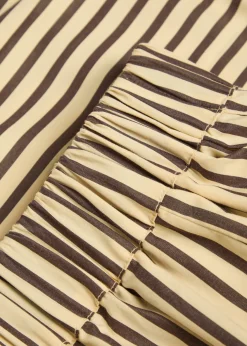 Clemente striped cotton-poplin shorts