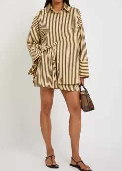 Clemente striped cotton shirt