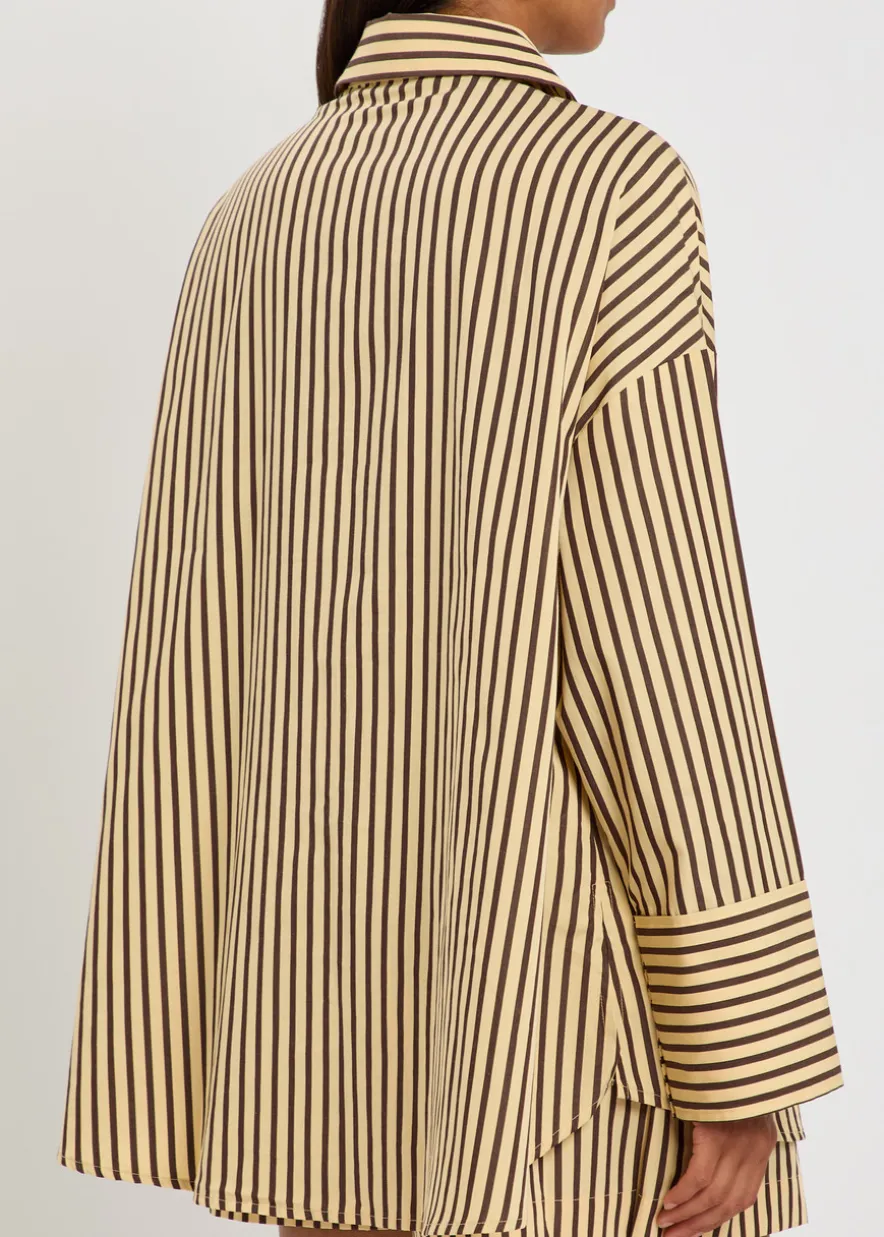 Clemente striped cotton shirt