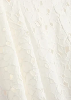 Cleo floral-embroidered cotton mini dress