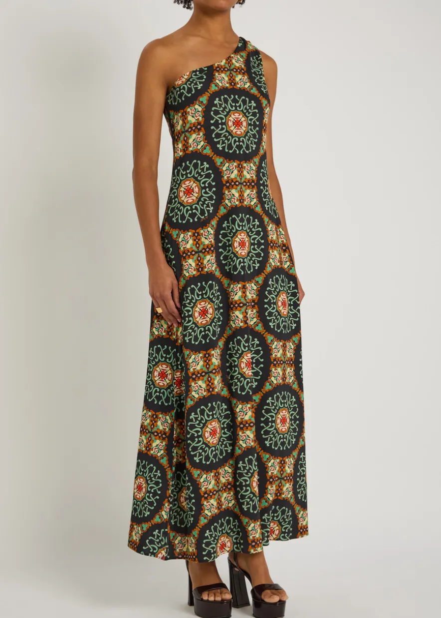 Clingy Roy printed stretch-jersey midi dress