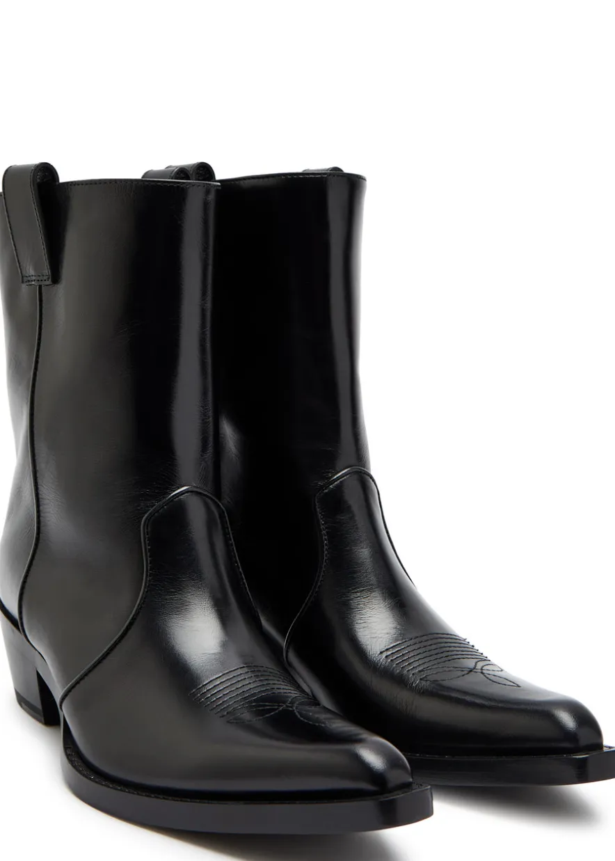 Clive 35 leather ankle boots